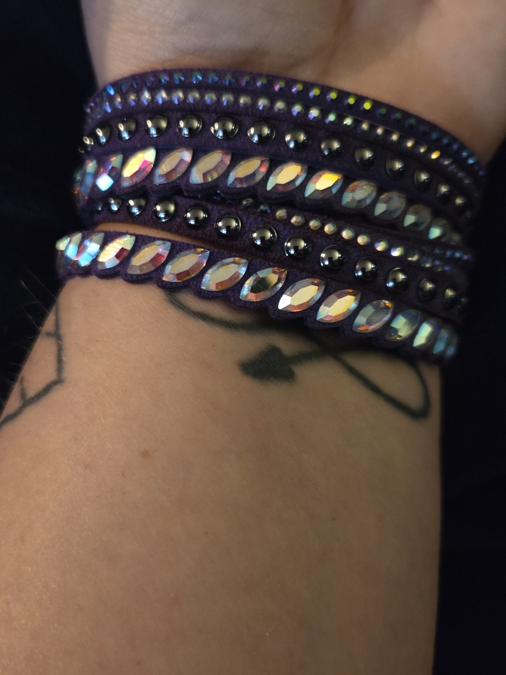 Purple Wrap Bracelet